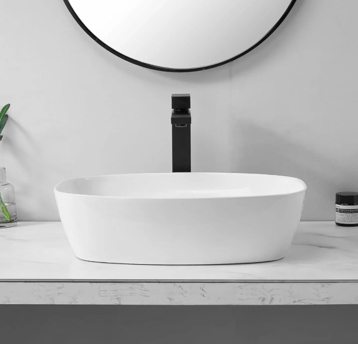 Умивальник REA FREJA WHITE накладний