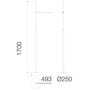 Система SM 8878 Floor Base Brass