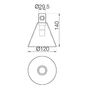 Светильники для модульной системы Module J5 Brass 4000K