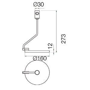 Светильники для модульной системы Module N15 Black 3000K