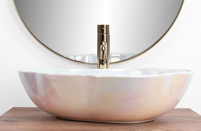 Умывальник REA PEARL AKOYA накладной