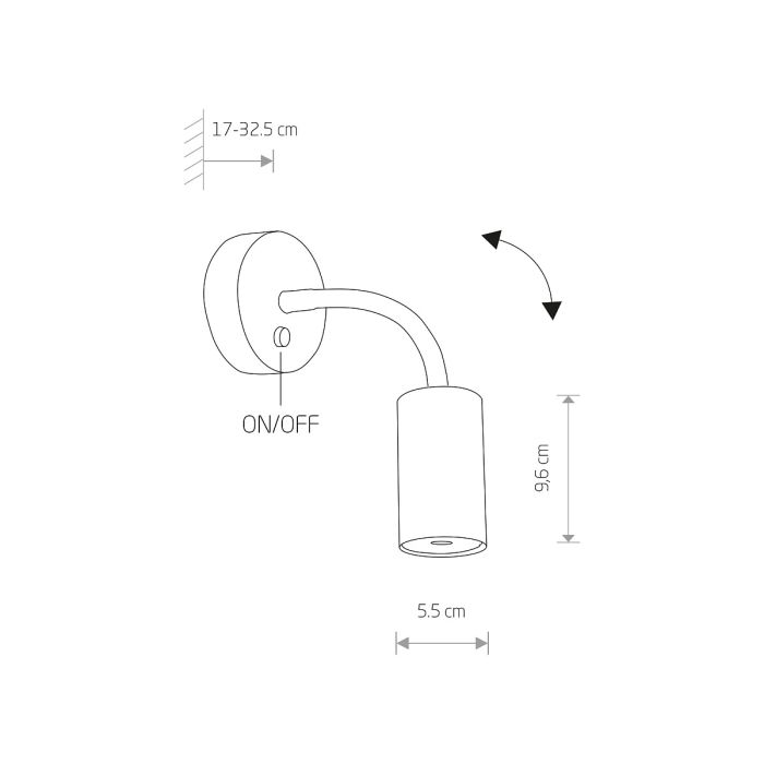 Бра Nowodvorski EYE FLEX BLACK S