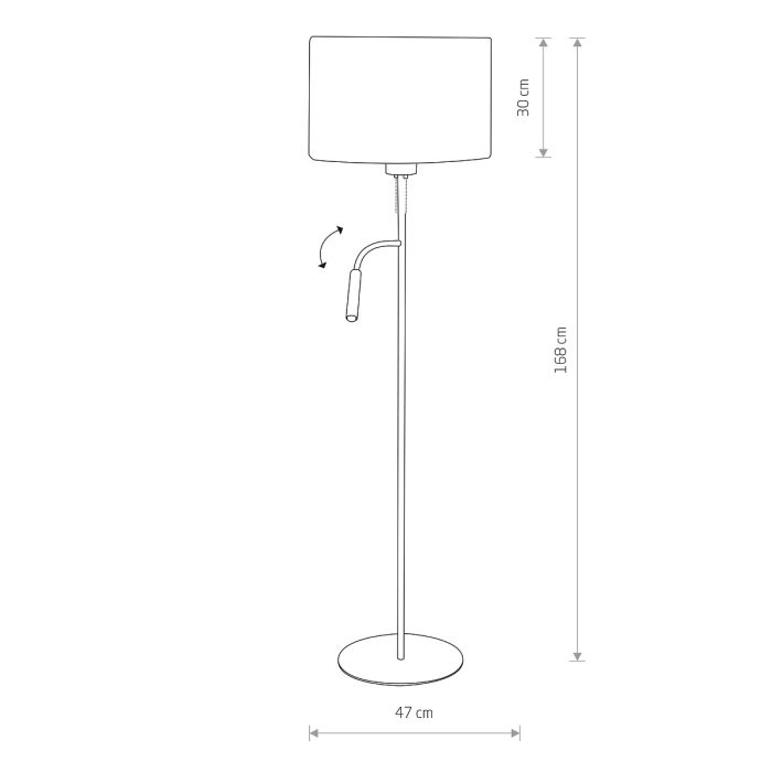 Торшер Nowodvorski HOTEL PLUS