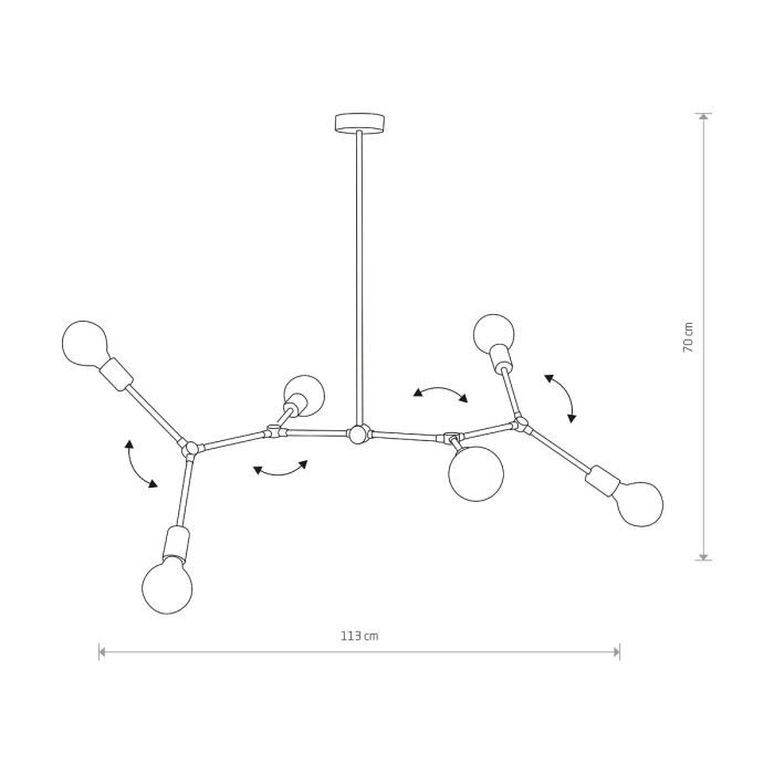 Люстра Nowodvorski TWIG VI