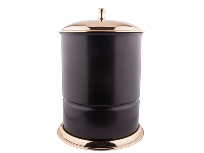 Відро для сміття KUGU Waste Bin чорний/золото