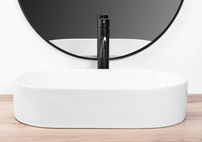 Умивальник REA LAYLA 50 WHITE білий накладний