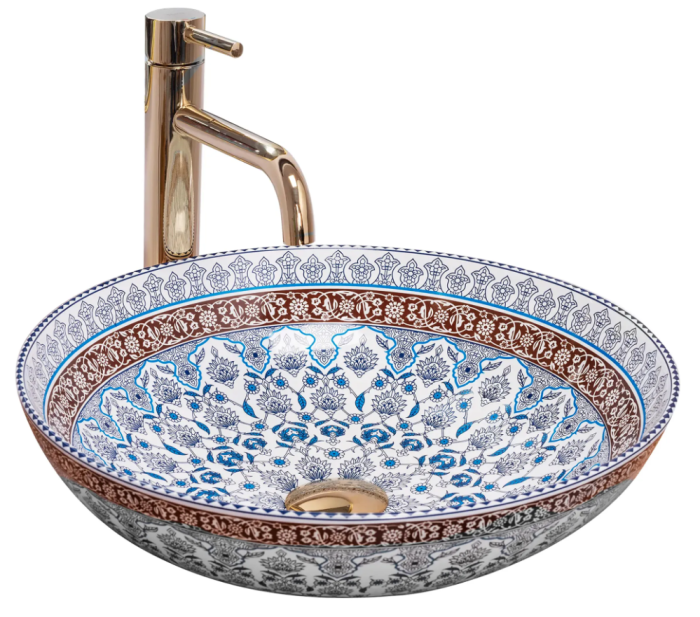 Умивальник REA ARTE BLUE накладний