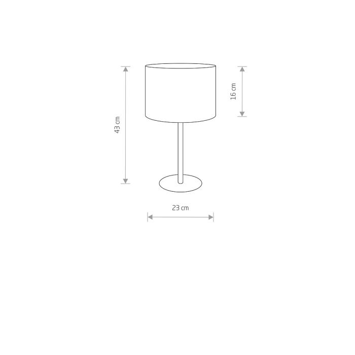 Настільна лампа Nowodvorski HOTEL GRAY I