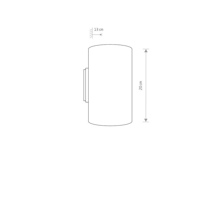 Настінний світильник Nowodvorski TUBE WHITE