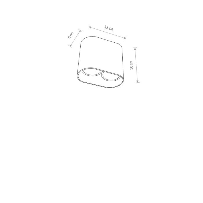 Точковий світильник Nowodvorski PAG WHITE