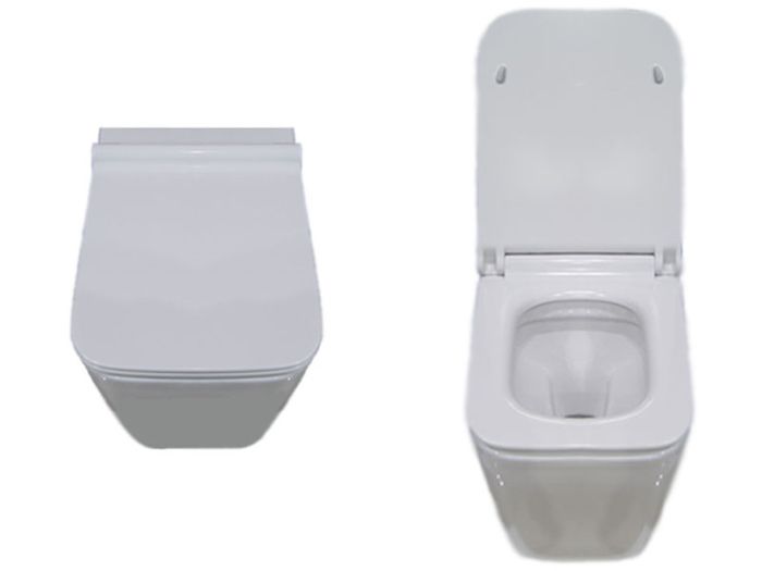 Підвісний унітаз із сидінням NEWARC Aqua, білий