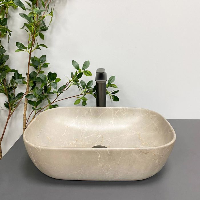 Умывальник VBI RAVENNA BEIGE STONE MATT накладной