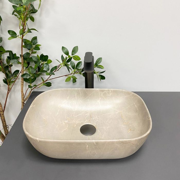 Умывальник VBI RAVENNA BEIGE STONE MATT накладной