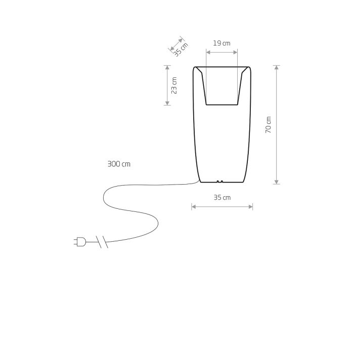 Вуличний світильник Nowodvorski FLOWERPOT M