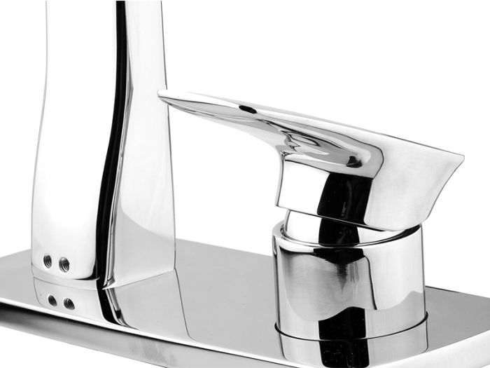 Змішувач для умивальника прихований монтаж NEWARC Life хром