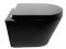 Подвесной унитаз NEWARC Life Rimless с сиденьем черный матовый