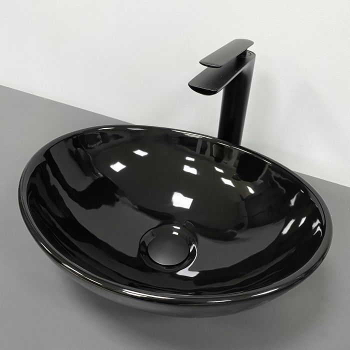 Умивальник VBI PARMA BLACK GLOSSY накладний