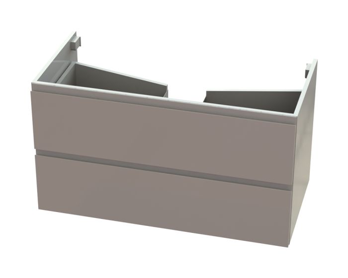 Тумба «Невада» 100 см з умивальником «Атлант» Білий