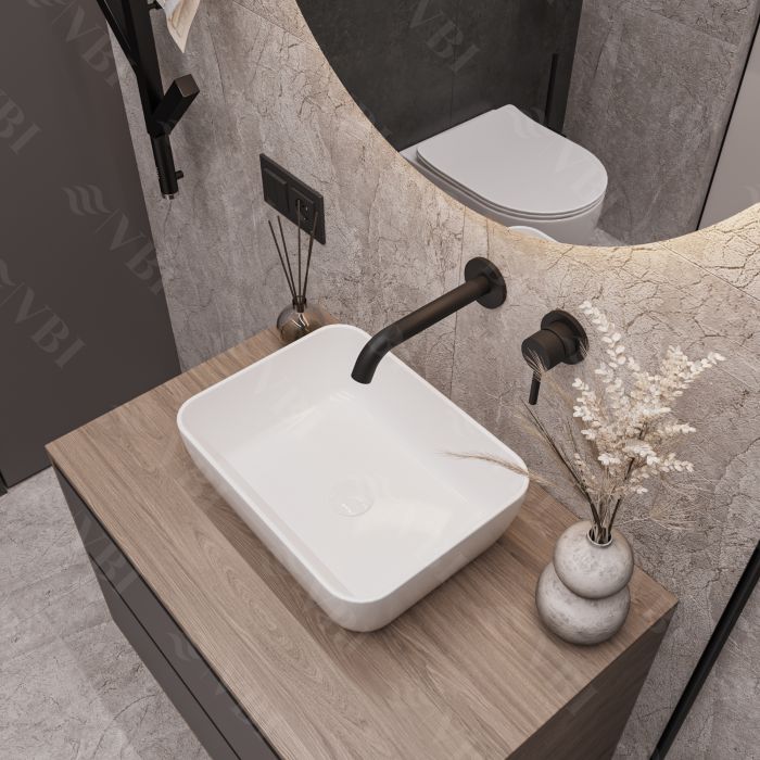 Умивальник VBI PALERMO S WHITE накладний