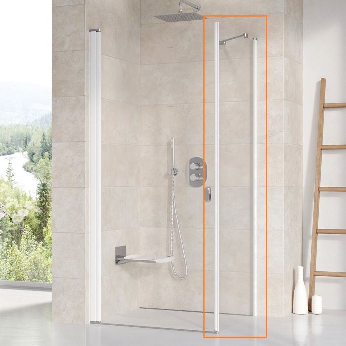 Душова стінка нерухома одноелементна CHROME CPS-100 Transparent, (9QVA0100Z1) RAVAK