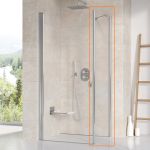 Душова стінка нерухома одноелементна CHROME CPS-100 Transparent, (9QVA0C00Z1) RAVAK