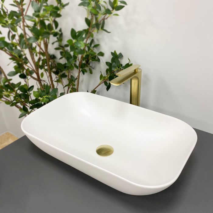 Умивальник VBI AVEZZANO WHITE MATT накладний