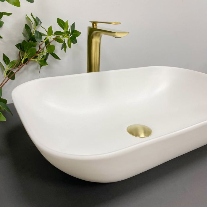 Умивальник VBI AVEZZANO WHITE MATT накладний