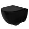 Підвісний унітаз REA CARLO MINI RIMLESS FLAT BLACK MATT чорний
