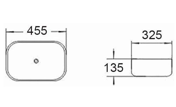 Умывальник MEXEN RITA GREEN MATT накладной
