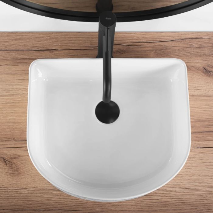 Умывальник REA CLARA WHITE белый накладной