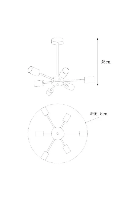 Люстра Zuma Line A8100-6 Mandi