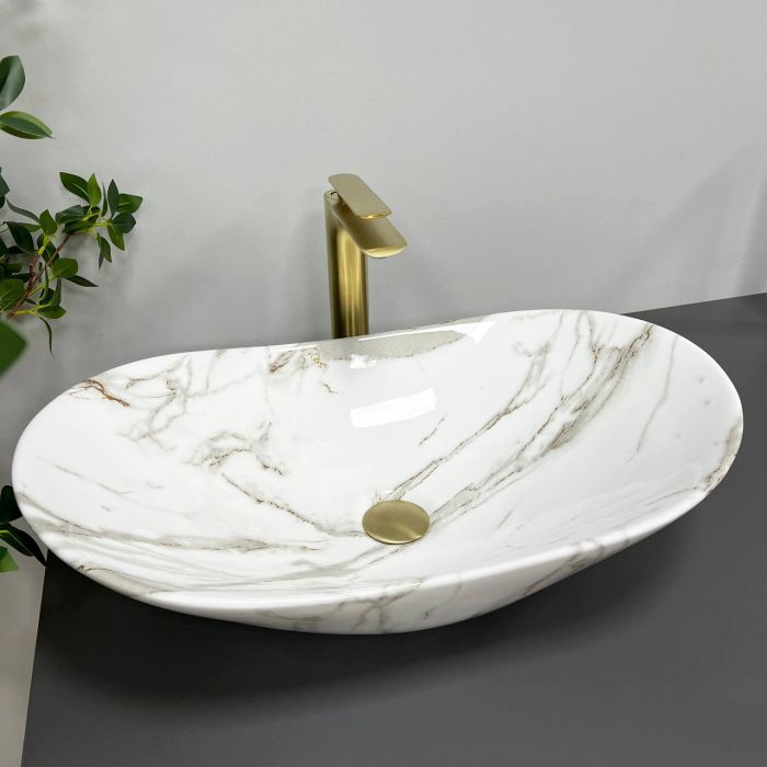 Умивальник VBI TURIN LAVA GLOSSY накладний