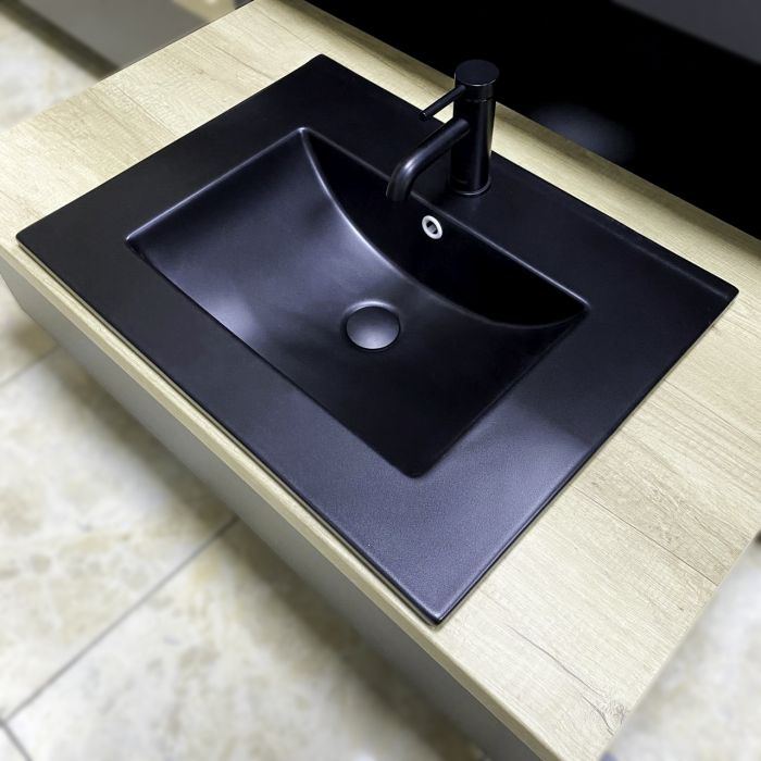 Умивальник VBI FERRARA 60 BLACK MATT врізний