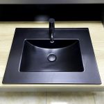 Умивальник VBI FERRARA 60 BLACK MATT врізний