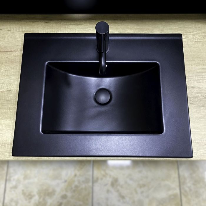Умивальник VBI FERRARA 60 BLACK MATT врізний