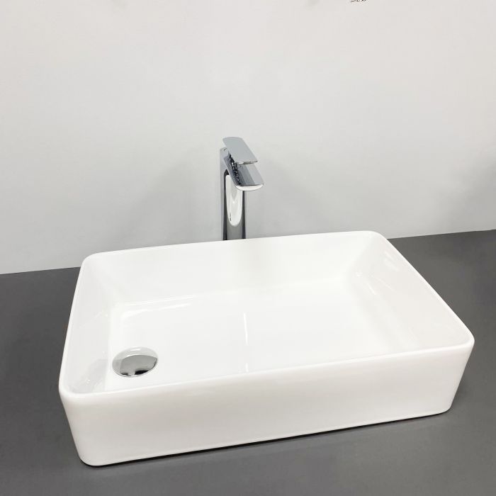 Умывальник VBI VELLETRI WHITE накладной