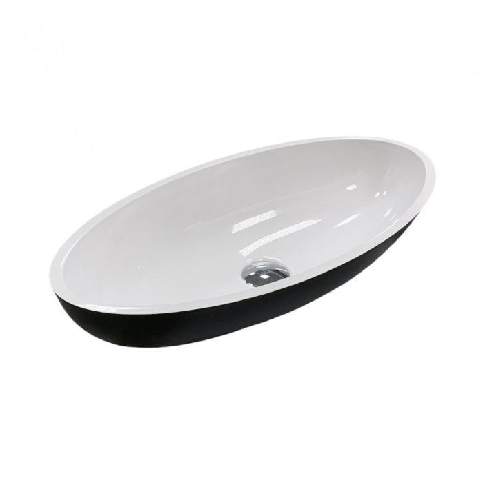 Умывальник Andere New Black\White glossy