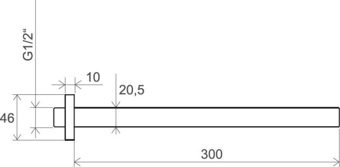Душовий кронштейн Chrome X07P179 RAVAK