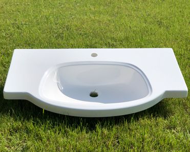 Умывальник «Афина» 90 см  белый А100 глянец