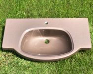 Умывальник «Афина» 90 см  Капучино Н400 глянец