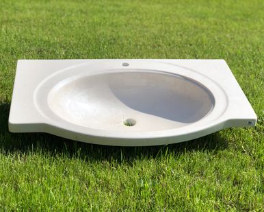 Умивальник «Афродита» 92 см  Арктик Т333 глянець