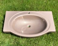 Умивальник «Афродита» 92 см  Капучино Н400 глянець