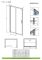Душові двері Radaway Alienta Chrome DWJ 1200х1900 прозоре скло