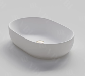 Умывальник VBI RAVENNA WHITE BLACK EDGE накладной