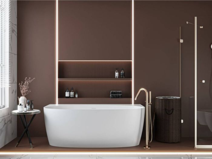 Ванна из литого мрамора Miraggio ANNA