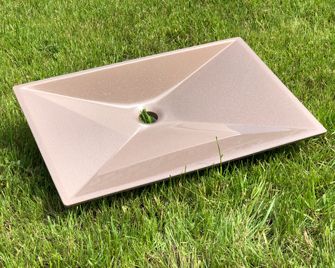 Умивальник «Антарес» 60 см Капучино Н400 глянець