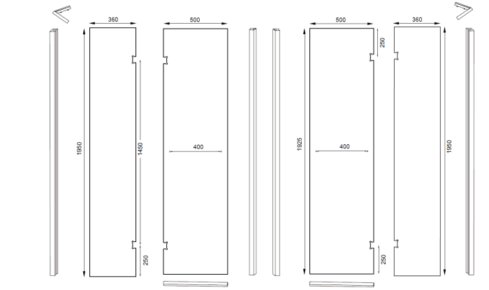 Душова кабіна 90*90 б/п, проф. сатин, скло прозор. (8 мм), розпашна