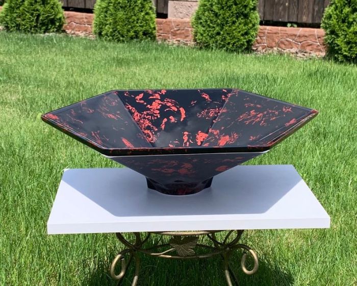 Умивальник «Астерія» 50 см Гранат T102 глянець