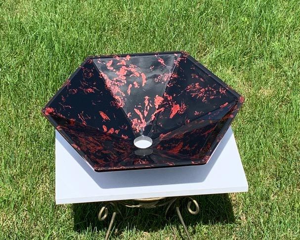 Умивальник «Астерія» 50 см Гранат T102 глянець