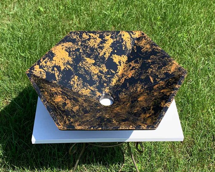 Умивальник «Астерія» 50 см Янтар Т101 глянець